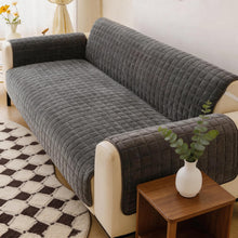 Load image into Gallery viewer, One-Piece Soft Pet-Friendly Short Plush Sofa Protection Non-Slip Couch Cover