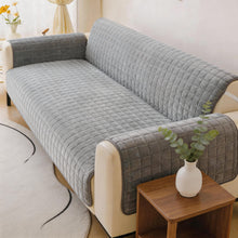 Load image into Gallery viewer, One-Piece Soft Pet-Friendly Short Plush Sofa Protection Non-Slip Couch Cover