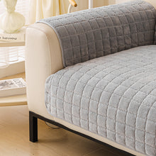 Load image into Gallery viewer, One-Piece Soft Pet-Friendly Short Plush Sofa Protection Non-Slip Couch Cover