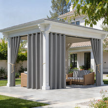 Load image into Gallery viewer, Extra-Wide Outdoor Curtains for Patio Privacy, Shade & Weather Protection