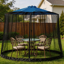 Load image into Gallery viewer, Patio Umbrella Mosquito Netting for 7.5ft to 11ft Umbrellas | Outdoor Insect Mesh Screen for Garden & Deck
