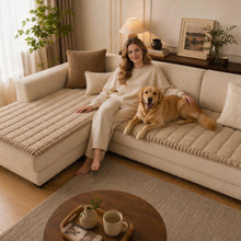 Load image into Gallery viewer, Soft Flannel Breathable Pet Mat, Non-Slip Sofa Cover, Scratch Resistant & Durable, Washable & No Deformation