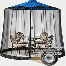 Load image into Gallery viewer, Patio Umbrella Mosquito Netting for 7.5ft to 11ft Umbrellas | Outdoor Insect Mesh Screen for Garden & Deck