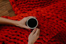 Load image into Gallery viewer, Knit Weighted Blanket