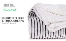 Load image into Gallery viewer, Throw Blanket, Super Soft Fluffy Warm Stripe Plush Blanket for Sofa Couch Bed