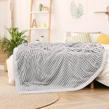 Load image into Gallery viewer, Throw Blanket, Super Soft Fluffy Warm Stripe Plush Blanket for Sofa Couch Bed