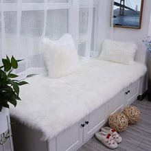 Load image into Gallery viewer, Faux Fur Sheepskin Area Rug - Rectangle