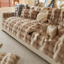 Load image into Gallery viewer, The Ultimate Pet-Proof Soft Thick Plush Sofa Cover - Warm &amp; Cozy for Winter
