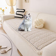 Load image into Gallery viewer, 4-Way Stretch Sofa Cover in Cozy Fabric - Warm, Machine Washable Slipcover for Pet-Friendly Living Rooms, Anti-Slip Fit
