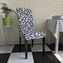 Load image into Gallery viewer, Stretchable chair cover, Printed Stretchable Dining Chair Slipcover
