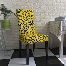 Load image into Gallery viewer, Stretchable chair cover, Printed Stretchable Dining Chair Slipcover
