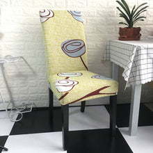 Load image into Gallery viewer, Stretchable chair cover, Printed Stretchable Dining Chair Slipcover
