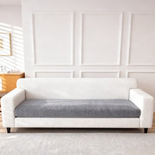 Load image into Gallery viewer, Linen Cotton Sectional Couch Cushion Covers - Stretch Washable Soft Sofa Seat &amp; Back Covers, 3-Piece Furniture Protector for Pets
