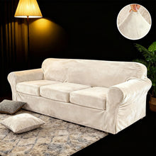 Load image into Gallery viewer, Pet Proof Velvet Sofa Cover - Non-Slip, Machine Washable
