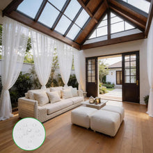 Load image into Gallery viewer, Patio Gazebo Mosquito Net Curtains | Outdoor Mesh Screen Enclosure for Porch &amp; Pergola
