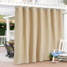 Load image into Gallery viewer, Waterproof Outdoor Curtains - Thermal Privacy for Patio, Porch &amp; Pool
