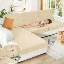 Load image into Gallery viewer, Pet Proof Magic Sofa Cover, Scratch Resistant &amp; Anti-Slip Stretch Fit, Machine Washable
