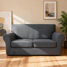 Load image into Gallery viewer, Jacquard 3D Stretch Sofa Cover ,Custom Fit, Stays Put,Pet and Kid Friendly
