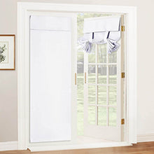 Load image into Gallery viewer, Blackout Privacy Door Curtains for Door Window,Curtains for Glass, Thermal Insulated Tie Up Shade Window Covering for Bedroom
