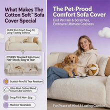 Load image into Gallery viewer, Cotton Soft Sofa Protector - Pet &amp; Scratch Resistant Slipcover, Easy Wash Durable Furniture Cover
