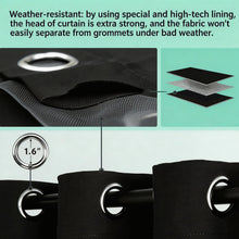 Load image into Gallery viewer, Extra Large Waterproof ,UV-Blocking Outdoor Curtains,Fits Large Patio,Gazebo

