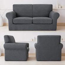 Load image into Gallery viewer, Jacquard 3D Stretch Sofa Cover ,Custom Fit, Stays Put,Pet and Kid Friendly
