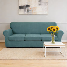 Load image into Gallery viewer, Jacquard 3D Stretch Sofa Cover ,Custom Fit, Stays Put,Pet and Kid Friendly
