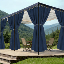 Load image into Gallery viewer, Extra Wide Outdoor Curtains, Waterproof and UV Blocking, Patio, Pergola, Gazebo
