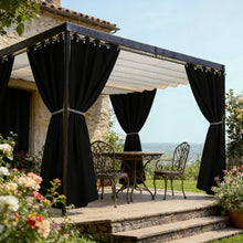 Load image into Gallery viewer, Extra Wide Outdoor Curtains, Waterproof and UV Blocking, Patio, Pergola, Gazebo
