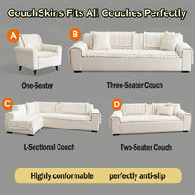 Load image into Gallery viewer, 4-Way Stretch Sofa Cover in Cozy Fabric - Warm, Machine Washable Slipcover for Pet-Friendly Living Rooms, Anti-Slip Fit
