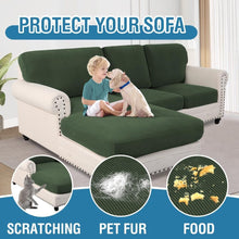 Load image into Gallery viewer, Pet Proof Magic Sofa Cover, Scratch Resistant &amp; Anti-Slip Stretch Fit, Machine Washable

