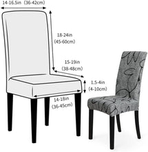 Load image into Gallery viewer, Stretchable chair cover, Printed Stretchable Dining Chair Slipcover
