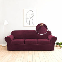Load image into Gallery viewer, Pet Proof Velvet Sofa Cover - Non-Slip, Machine Washable
