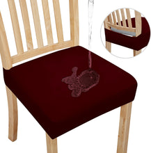 Load image into Gallery viewer, Waterproof seat cover, removable and washable kitchen chair cover
