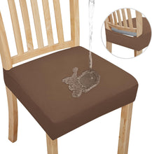 Load image into Gallery viewer, Waterproof seat cover, removable and washable kitchen chair cover
