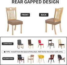 Load image into Gallery viewer, Waterproof seat cover, removable and washable kitchen chair cover
