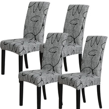 Load image into Gallery viewer, Stretchable chair cover, Printed Stretchable Dining Chair Slipcover
