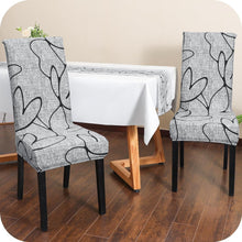 Load image into Gallery viewer, Stretchable chair cover, Printed Stretchable Dining Chair Slipcover
