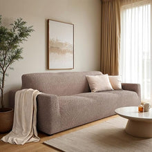 Load image into Gallery viewer, Stretch Fabric Sofa Cover, Pet and Kid Friendly, One Size Fits Most Couches
