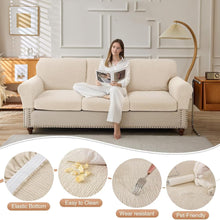 Load image into Gallery viewer, Cotton Soft Sofa Protector - Pet &amp; Scratch Resistant Slipcover, Easy Wash Durable Furniture Cover

