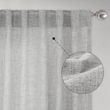 Load image into Gallery viewer, Linen Blackout Curtains - Thermal Insulated &amp; Noise Reducing | 99% Light Blocking for Living Room
