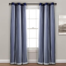 Load image into Gallery viewer, Sheer Grommet Curtains with Insulated Blackout Lining, Window Curtain Panels,  Wheat - Curtain with Sheer Overlay, Elegant Blackout Curtains for Bedroom
