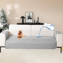 Load image into Gallery viewer, Waterproof Couch Covers for Pets Dogs with Non Slip Backing, Sofa Seat Covers with Side Pocket for 3 Cushion Couch Washable Dog Couch Cover Protector Sofa Slipcovers
