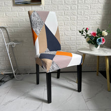 Load image into Gallery viewer, Stretchable chair cover, Printed Stretchable Dining Chair Slipcover
