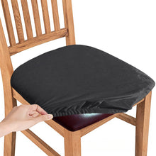 Load image into Gallery viewer, Stretch Chair Seat Cover, washable velvet chair cover
