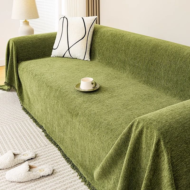 Luxury Sofa Cover – Stretchy Jacquard Couch Cover, Non-Slip Furniture Protector with Anti-Pilling Fabric, Elegant Universal Design for Living Room (4-Season, Machine Washable)
