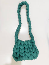 Load image into Gallery viewer, Diy Chunky Handbag,Thick Cotton Wool Woven Handbag, Handmade Coarse Wool Knitted Bucket Bag
