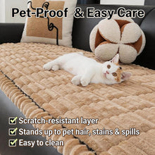 Load image into Gallery viewer, Soft Flannel Breathable Pet Mat, Non-Slip Sofa Cover, Scratch Resistant &amp; Durable, Washable &amp; No Deformation
