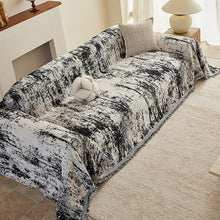 Load image into Gallery viewer, One-piece Fringed Chenille Sofa Cover | Pet &amp; Kid Friendly Non-slip Couch Protector
