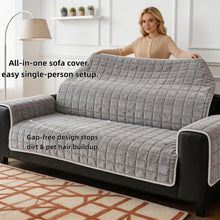 Load image into Gallery viewer, One-Piece Soft Pet-Friendly Short Plush Sofa Protection Non-Slip Couch Cover
